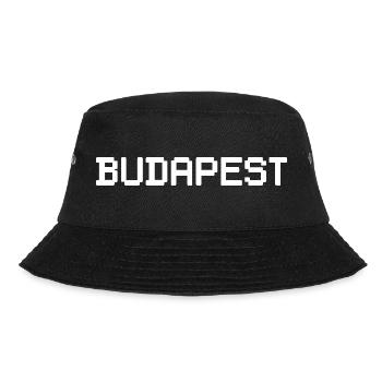 BUDAPEST Hungary Ungarn - Bucket Hat - Schwarz - Vorne - Lela (165cm)