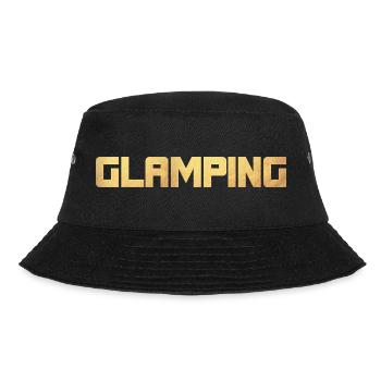 Glamping Gold Luxury Camping Camper Holiday Exclusive - Bucket Hat - black - Front - Lela (165cm)