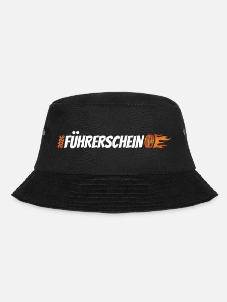 Führerschein bestanden 2026 - Fahrerlaubnis - Bucket Hat - Schwarz