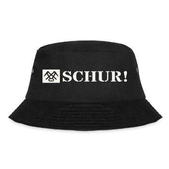 Schur Gondach Nodda Gemorje Siegerländer Platt - Bucket Hat - Schwarz - Vorne - Lela (165cm)
