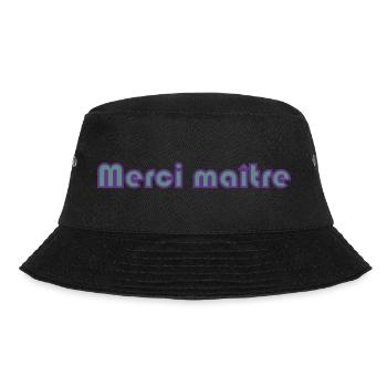 MASTER. THANK YOU. THANK YOU MASTER. MASTER. MASTER GIFT - Bucket Hat - black - Front - Lela (165cm)