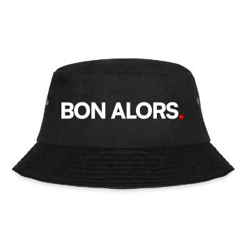 BON ALORS | Expression humour minimaliste - Bob - noir - Devant - Lela (165cm)