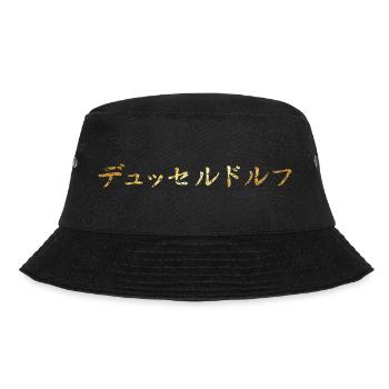 Düsseldorf Japanisch - Bucket Hat - Schwarz - Vorne - Lela (165cm)
