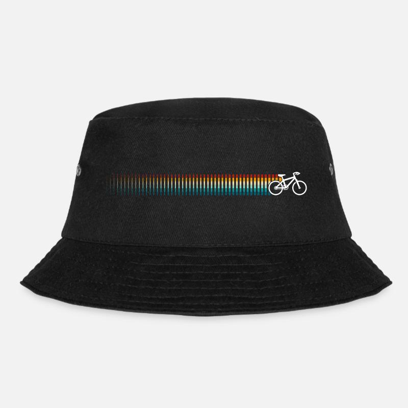 Retro Bicycle - Bucket Hat - black