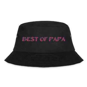 DAD. FATHER's DAY. HAPPY BIRTHDAY DAD. HAPPY BIRTHDAY. - Bucket Hat - black - Front - Lela (165cm)