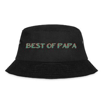 DAD. FATHER's DAY. HAPPY BIRTHDAY DAD. HAPPY BIRTHDAY - Bucket Hat - black - Front - Lela (165cm)