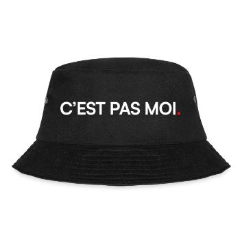 IT'S NOT ME. | Funny humour - Bucket Hat - black - Front - Lela (165cm)