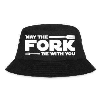 May the fork be with you - Bucket Hat - black - Front - Lela (165cm)
