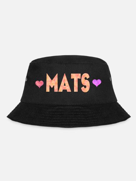 Mats - Bucket Hat - Schwarz