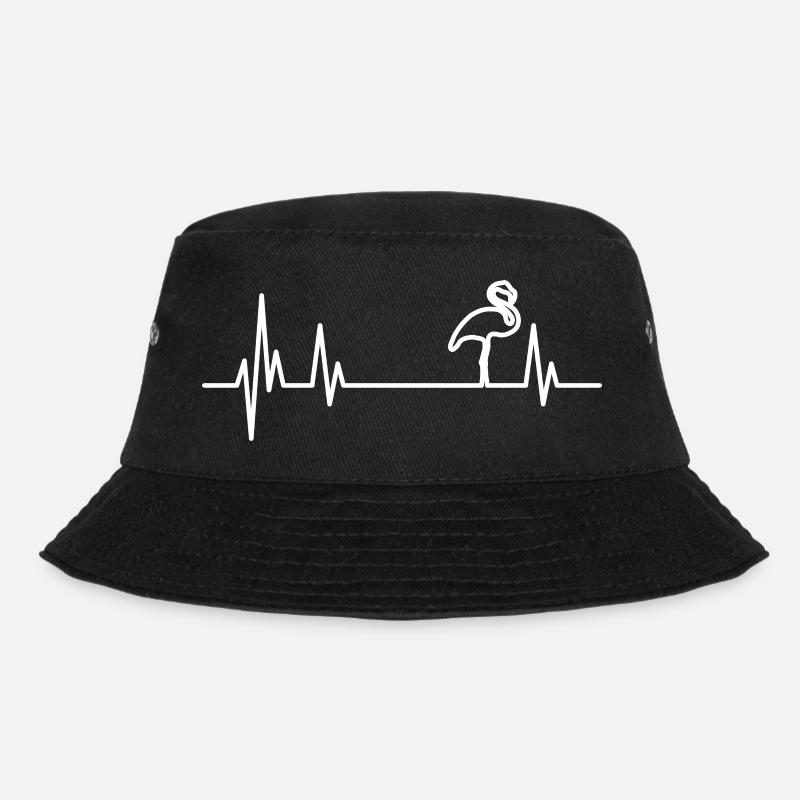 Flamingo Heartbeat blanc - Bob - noir