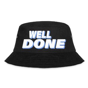 WELL DONE - Bucket Hat - Schwarz - Vorne - Lela (165cm)
