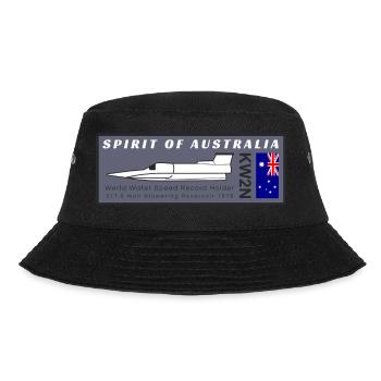 Spirit of Australia - Bucket Hat - black - Front - Lela (165cm)