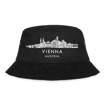 Wien, Österreich - Bucket Hat - Schwarz - Vorne - Lela (165cm)