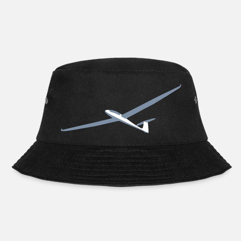 Glider Gliding Glider Glider Pilot Pilot - Bucket Hat - black