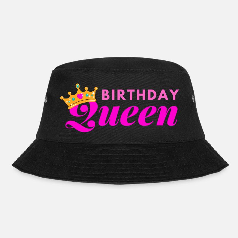 birthday queen - Bucket Hat - Schwarz