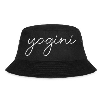 Yogini Spruch Schrift Yoga Sport Meditation - Bucket Hat - Schwarz - Vorne - Lela (165cm)