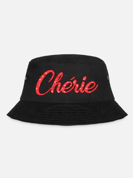 Chérie - Bucket Hat - Schwarz