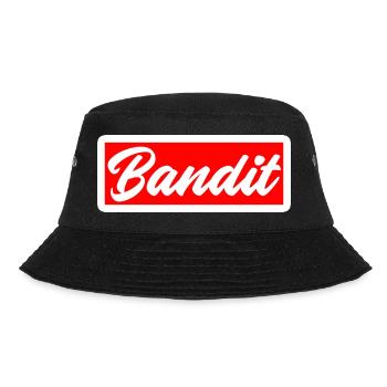 bandit voleur crime autocollant criminel hooligan gang - Bob - noir - Devant - Lela (165cm)