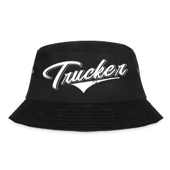 truck trucker boote lkw transporter king street - Bucket Hat - Schwarz - Vorne - Lela (165cm)