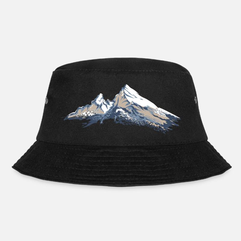 Berg Watzmann Geschenk Geschenkidee - Bucket Hat - Schwarz