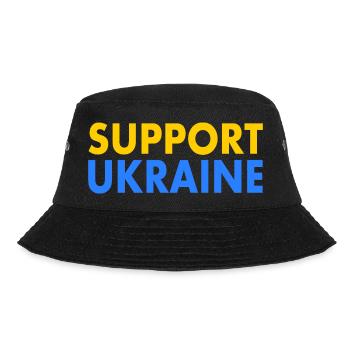 Support ukraine - Bucket Hat - Schwarz - Vorne - Lela (165cm)