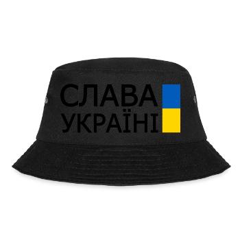 Slava ukraini - Bucket Hat - black - Front - Lela (165cm)