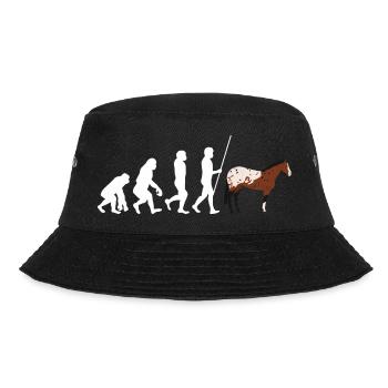 Appaloosa Horse Ranchers Riders Horse Show - Bucket Hat - Schwarz - Vorne - Lela (165cm)