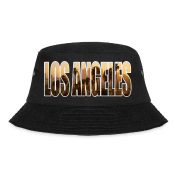 los angeles - Bucket Hat - Schwarz - Vorne - Lela (165cm)