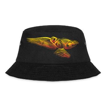 Phönix - Bucket Hat - Schwarz - Vorne - Lela (165cm)