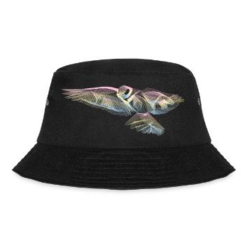 Vogel - Bucket Hat - Schwarz - Vorne - Lela (165cm)