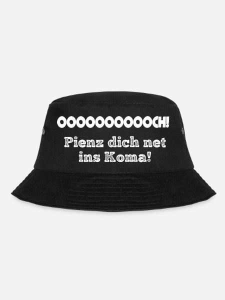 freche pfälzische designs, pienz net - Bucket Hat - Schwarz