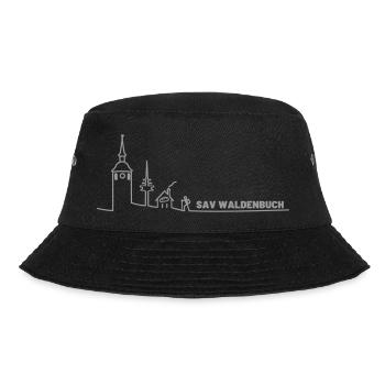 SAV Skyline Wabu, grau - Bucket Hat - Schwarz - Vorne - Lela (165cm)