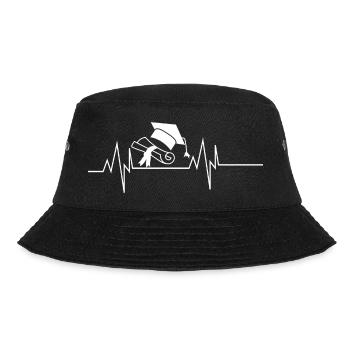 Graduation Heartbeat - Bucket Hat - black - Front - Lela (165cm)