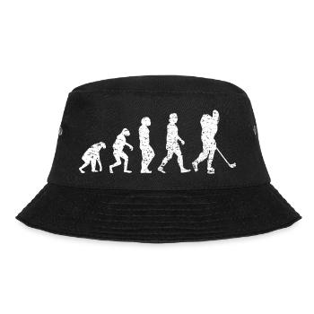 Eishockey Wintersport Geschenk Eishockeyteam - Bucket Hat - Schwarz - Vorne - Lela (165cm)