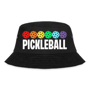 Pickleball - Bucket Hat - black - Front - Lela (165cm)