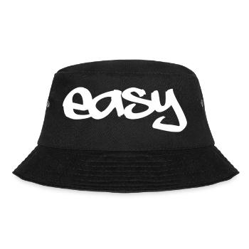 easy - Bucket Hat - Schwarz - Vorne - Lela (165cm)