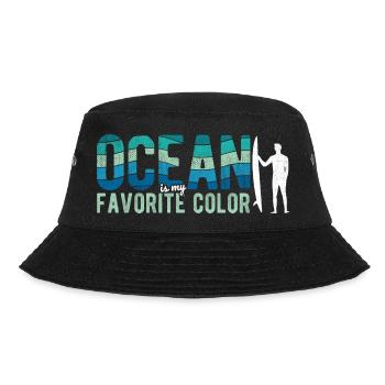 Surfen Wellenreiten Für Surfing - Bucket Hat - Schwarz - Vorne - Lela (165cm)