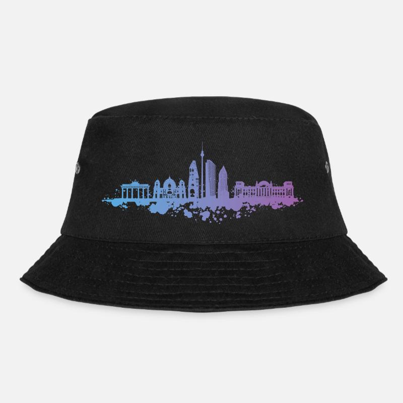 Berlin Brandenburg Gate Capital - Bucket Hat - black