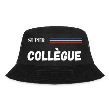 super collègue - t-shirt assorti - Bob - noir - Devant - Lela (165cm)