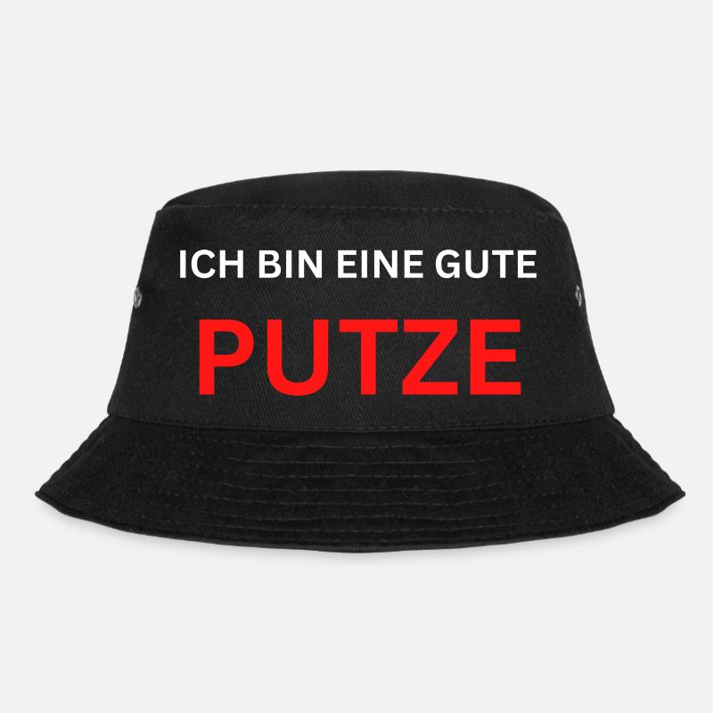 Ich bin eine gute Putze - Bucket Hat - Schwarz