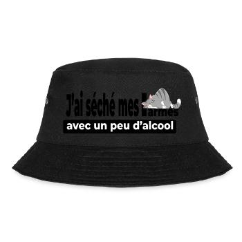 J'ai séché mes larmes avec un peu d'alcool design - Bob - noir - Devant - Lela (165cm)