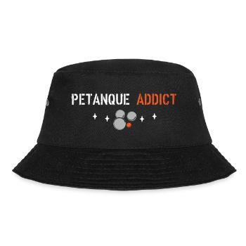 Petanque addict - Bucket Hat - black - Front - Lela (165cm)