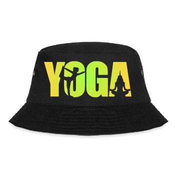 Yoga neon Logo - Bucket Hat - black - Front - Lela (165cm)