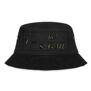 Temperaturformel eines Schwarzen Loches - Bucket Hat - Schwarz - Vorne - Lela (165cm)