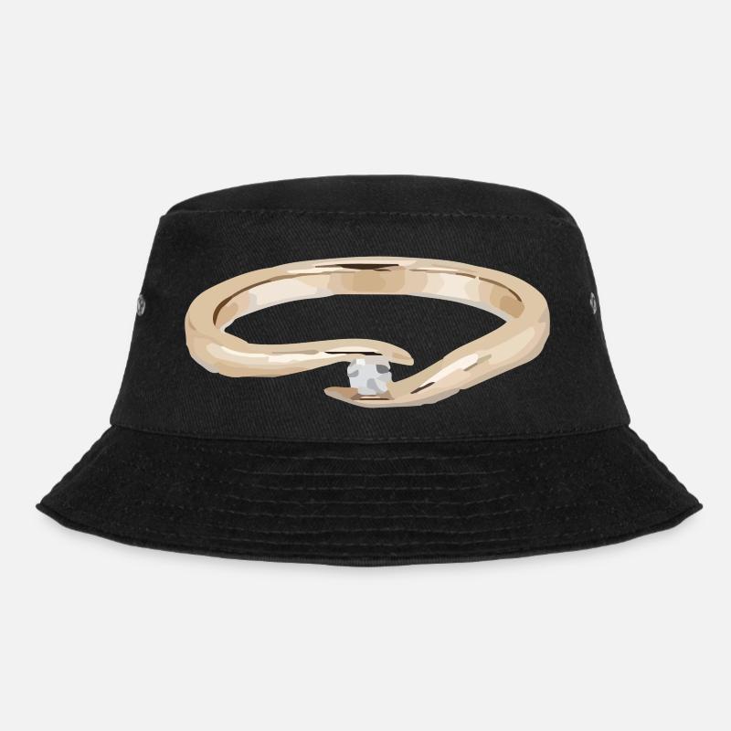 Ring - Bucket Hat - black