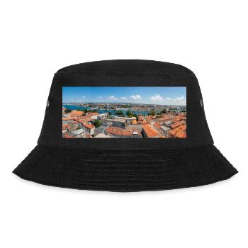 cityscape old town Zadar in the state of Zadar - Bucket Hat - black - Front - Lela (165cm)