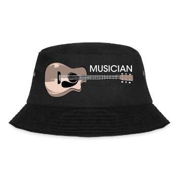 Guitare Symbole Musicien Musicien Musique Logo Band - Bob - noir - Devant - Lela (165cm)