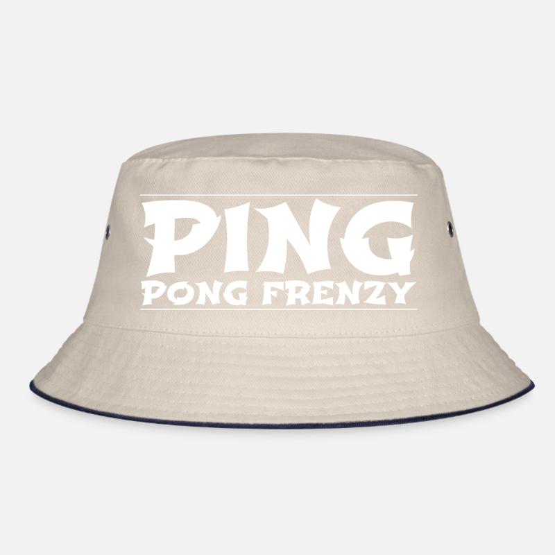 Ping Pong Table Tennis Rules Fun Bucket Hat