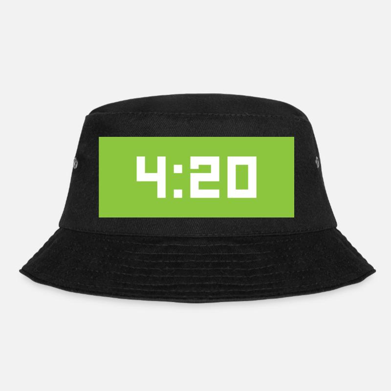 420 Blaze it Uhr - Bucket Hat - Schwarz