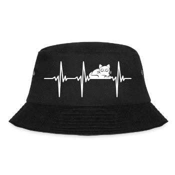 Heartbeat for little dear house cats - Bucket Hat - black - Front - Lela (165cm)